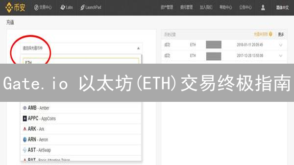 Gate.io 以太坊(ETH)交易终极指南：用USDT轻松买入!